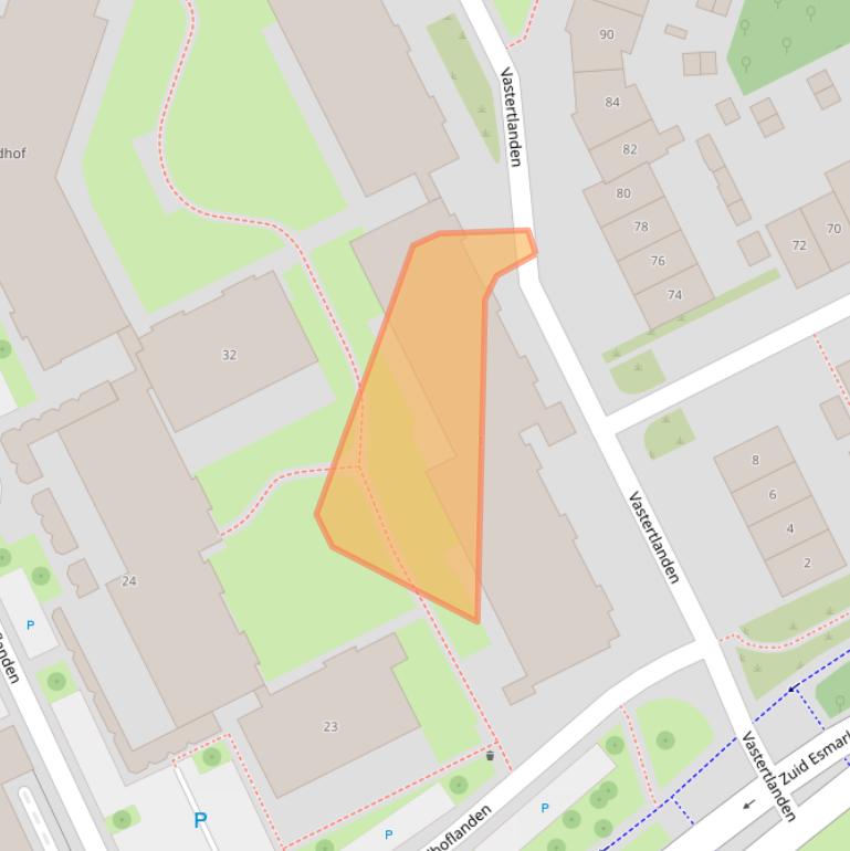 Kaart van postcodegebied 7542LM.