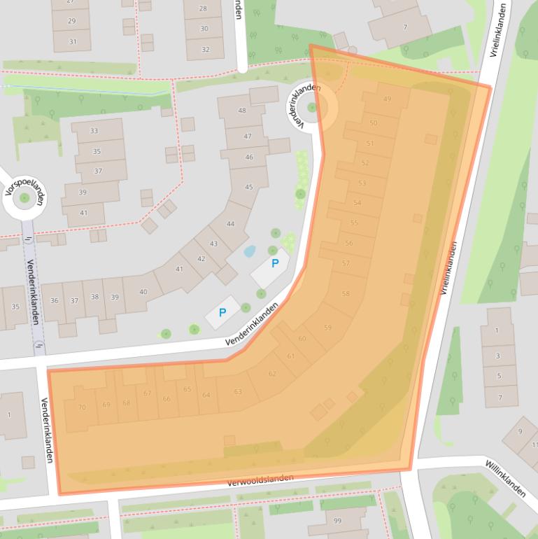 Kaart van postcodegebied 7542MN.