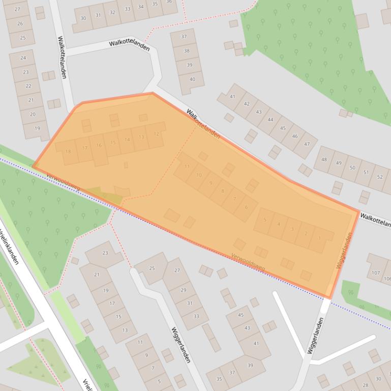 Kaart van postcodegebied 7542MP.