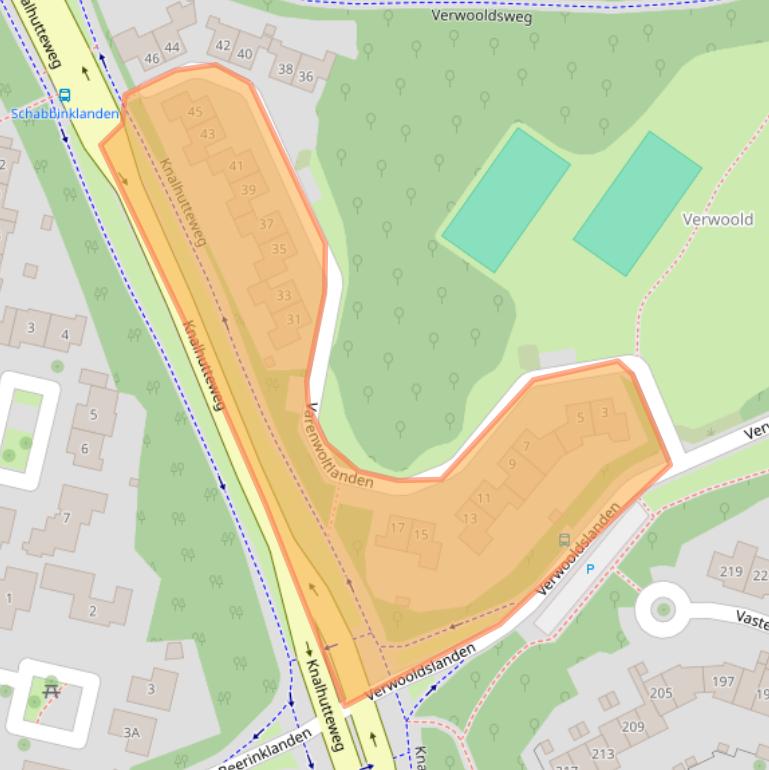 Kaart van postcodegebied 7542NA.