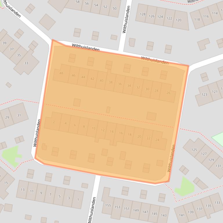 Kaart van postcodegebied 7542ND.