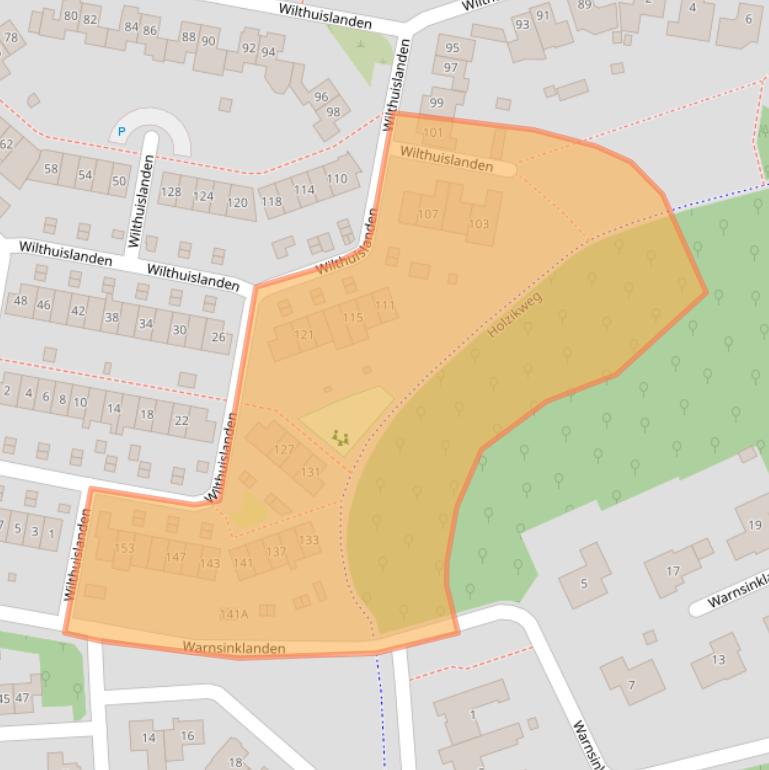 Kaart van postcodegebied 7542NL.