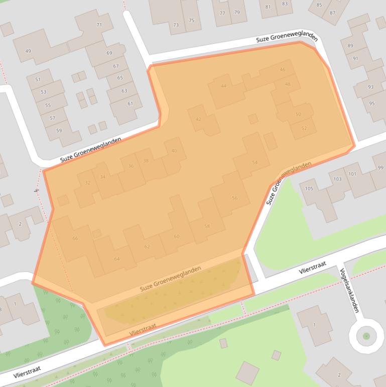 Kaart van postcodegebied 7542NN.