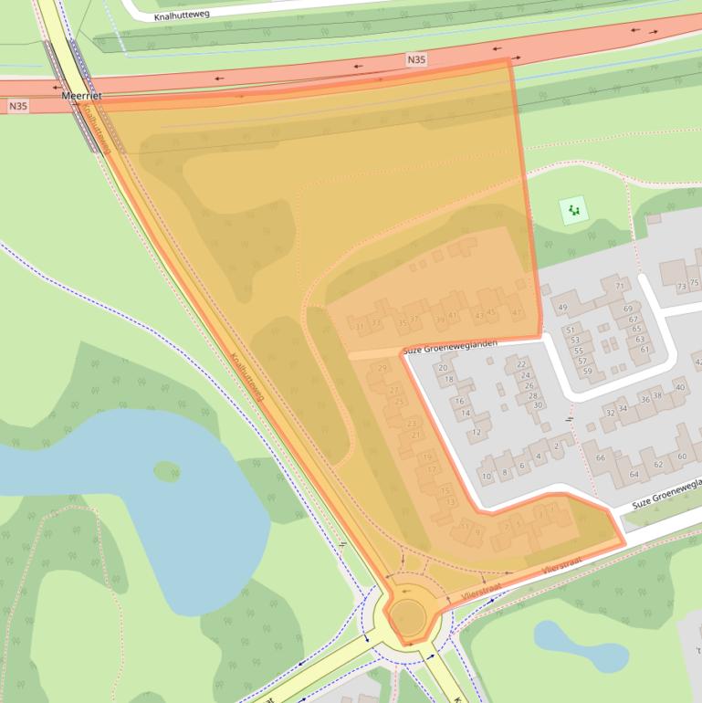 Kaart van postcodegebied 7542NP.