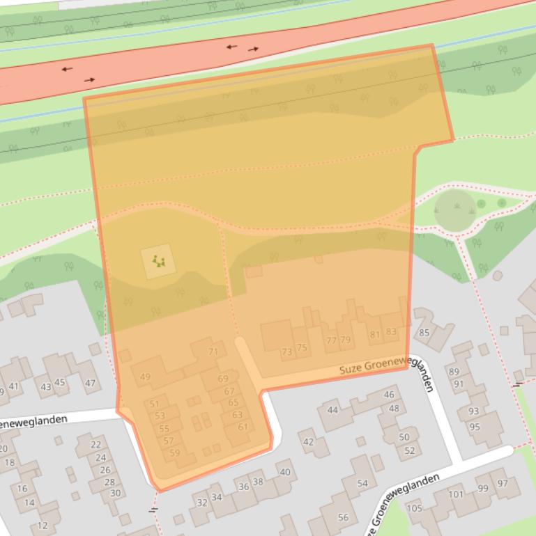 Kaart van postcodegebied 7542NR.