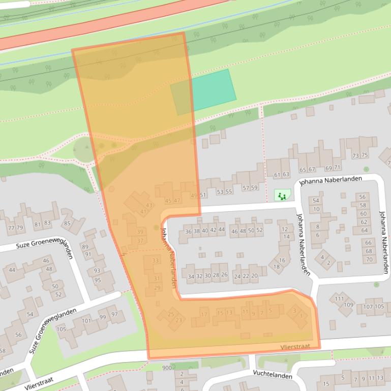 Kaart van postcodegebied 7542NX.