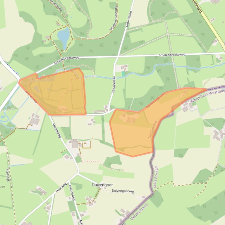 Kaart van postcodegebied 7542PK.