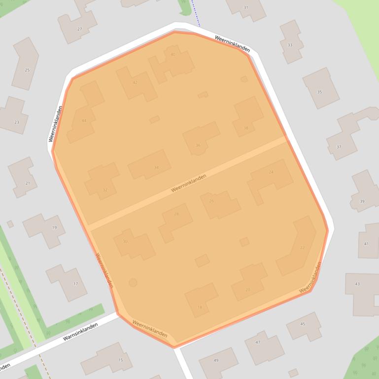 Kaart van postcodegebied 7542SC.