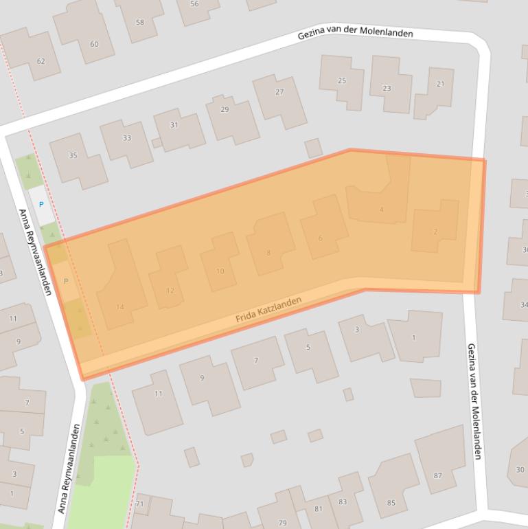 Kaart van postcodegebied 7542VA.