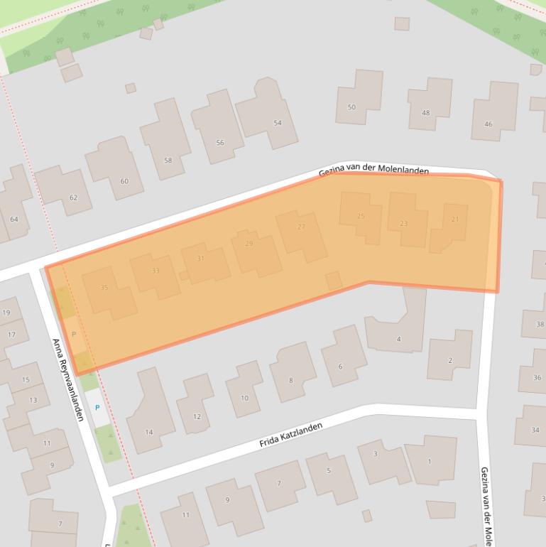 Kaart van postcodegebied 7542VH.