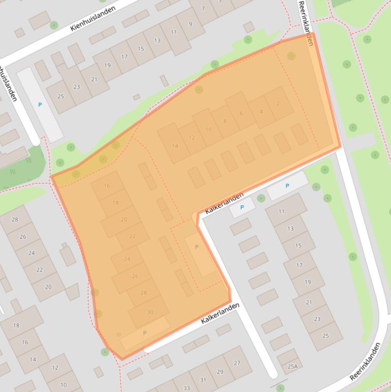 Kaart van postcodegebied 7542WG.