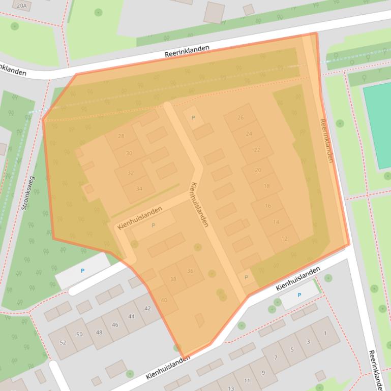 Kaart van postcodegebied 7542WL.