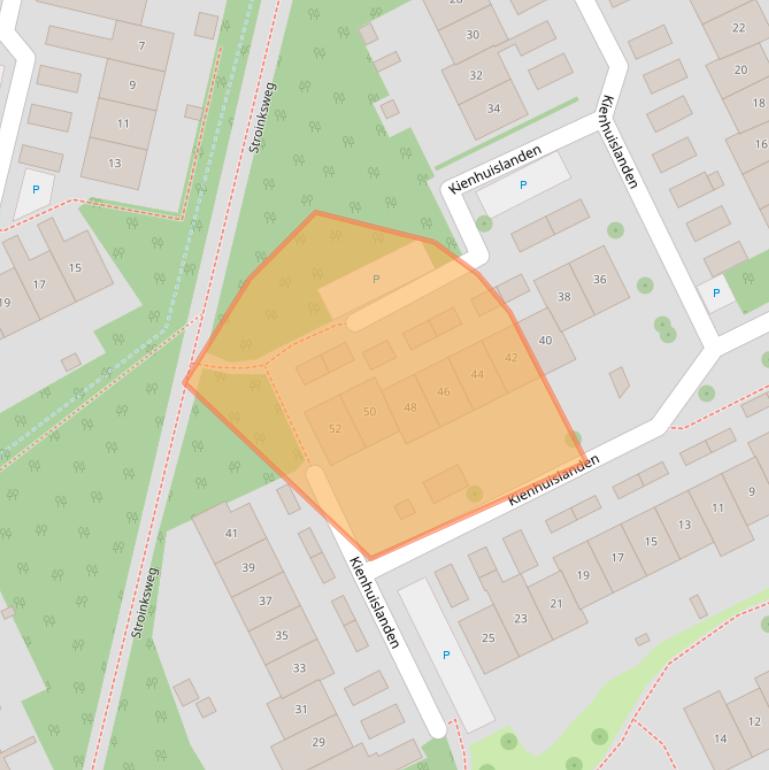 Kaart van postcodegebied 7542WN.