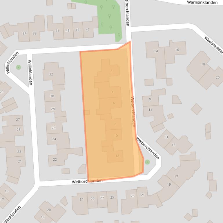 Kaart van postcodegebied 7542XE.