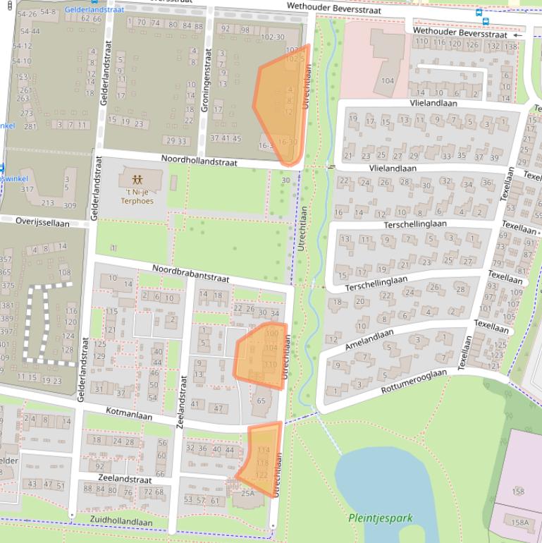 Kaart van postcodegebied 7543BS.