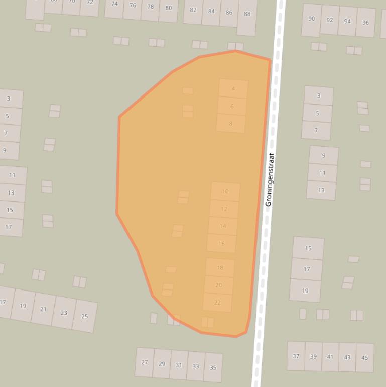 Kaart van postcodegebied 7543CG.