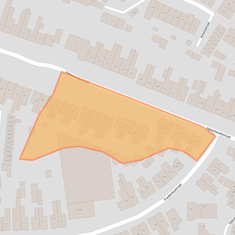 Kaart van postcodegebied 7543CP.