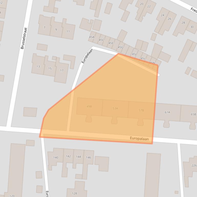 Kaart van postcodegebied 7543DB.