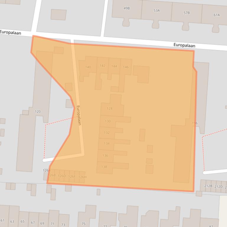 Kaart van postcodegebied 7543DJ.