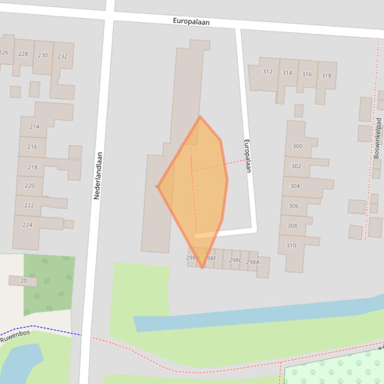 Kaart van postcodegebied 7543DM.