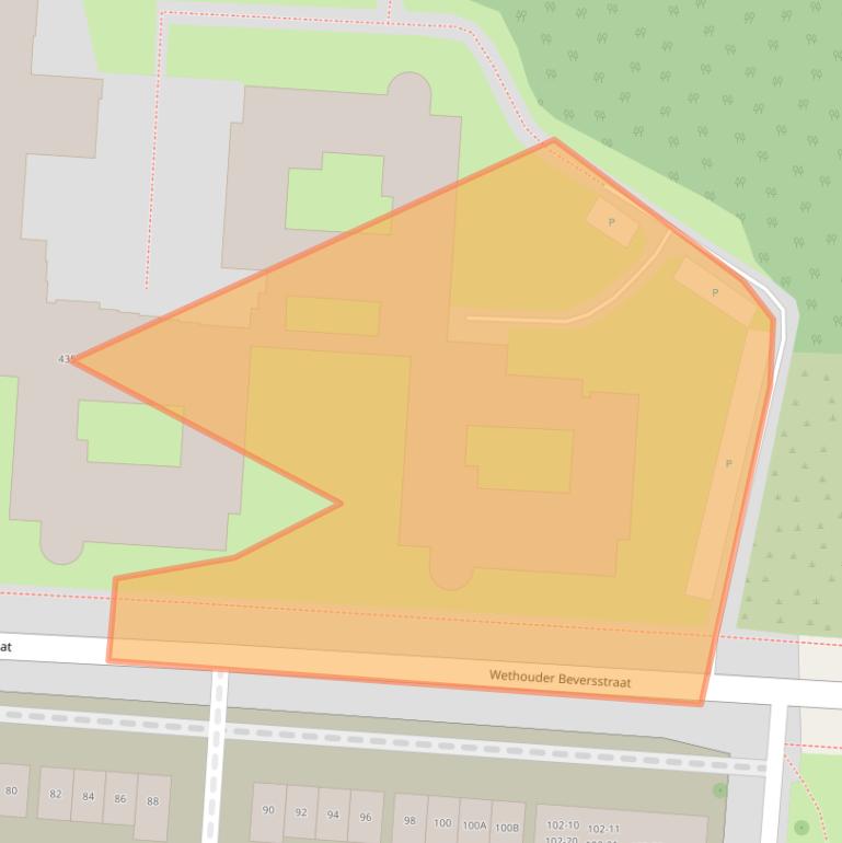 Kaart van postcodegebied 7543EH.