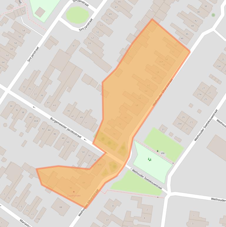 Kaart van postcodegebied 7543TE.