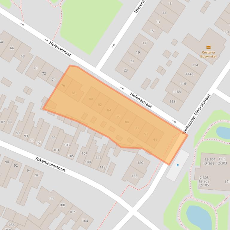 Kaart van postcodegebied 7543TW.