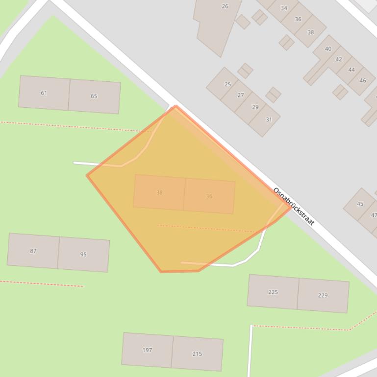 Kaart van postcodegebied 7543XL.