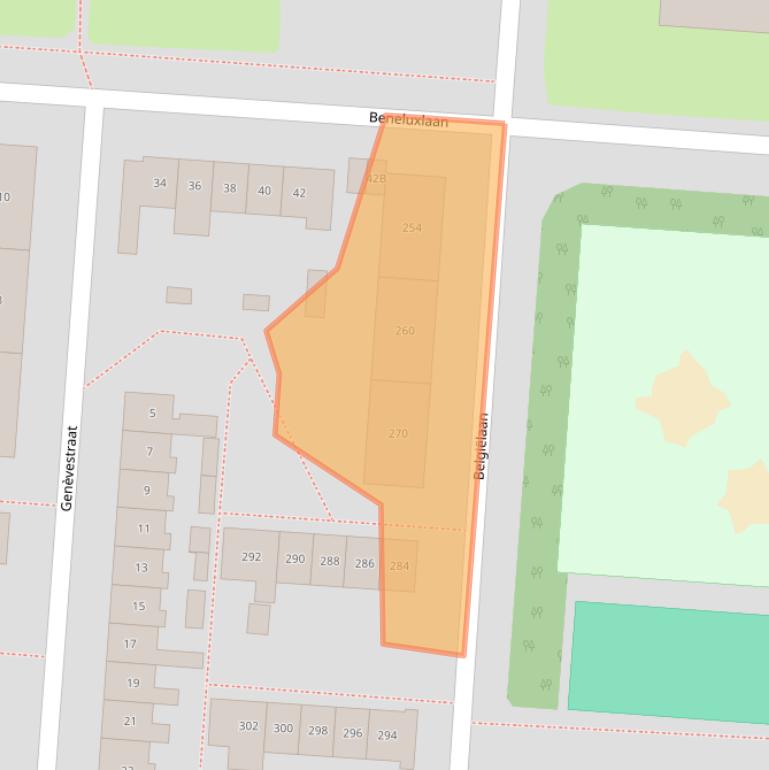 Kaart van postcodegebied 7543ZH.
