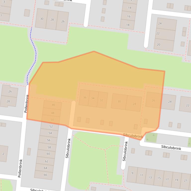 Kaart van postcodegebied 7544AC.