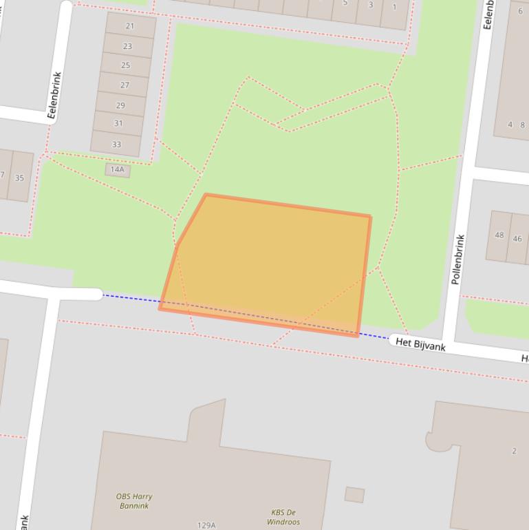 Kaart van postcodegebied 7544AX.