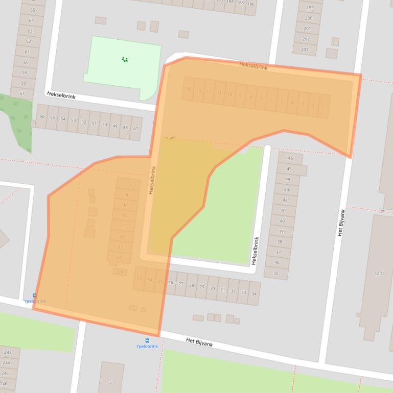 Kaart van postcodegebied 7544BR.