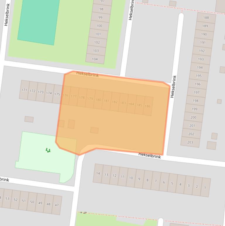 Kaart van postcodegebied 7544BW.