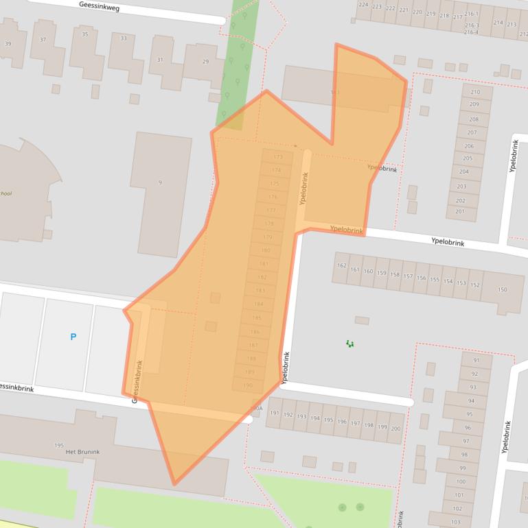 Kaart van postcodegebied 7544CH.