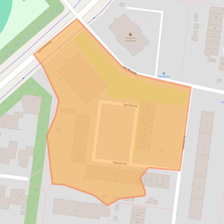 Kaart van postcodegebied 7544CK.