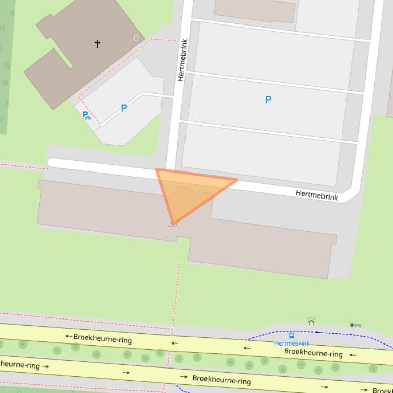 Kaart van postcodegebied 7544DH.