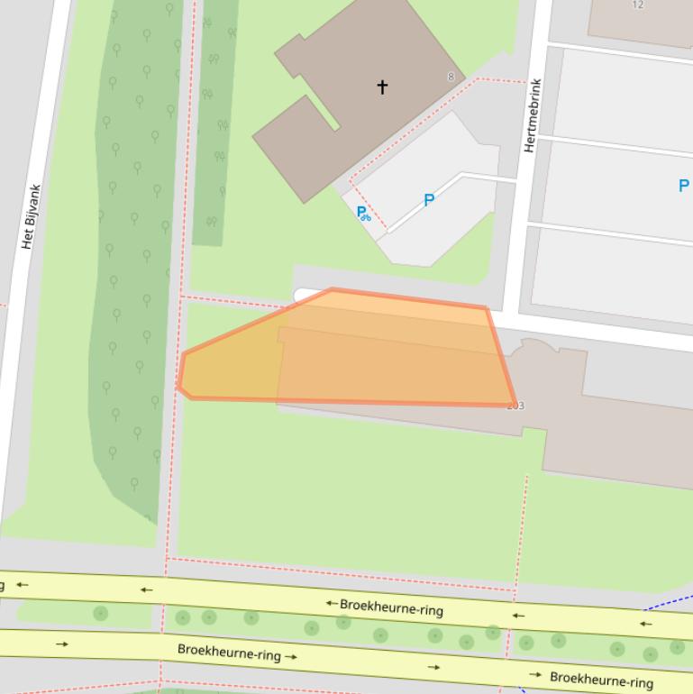 Kaart van postcodegebied 7544DK.