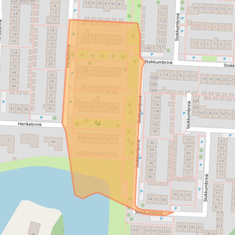 Kaart van postcodegebied 7544ER.