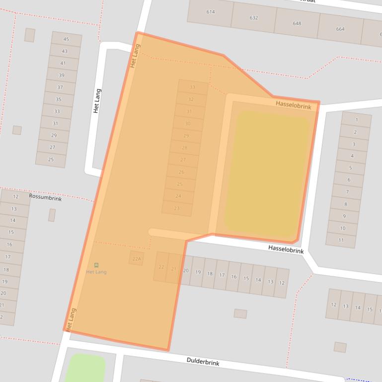 Kaart van postcodegebied 7544GB.