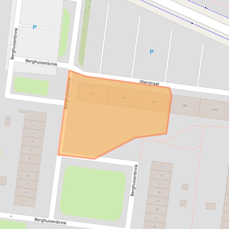 Kaart van postcodegebied 7544GK.