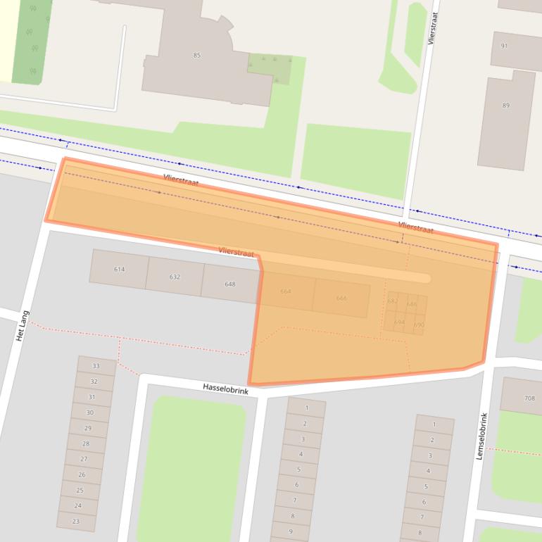 Kaart van postcodegebied 7544GS.