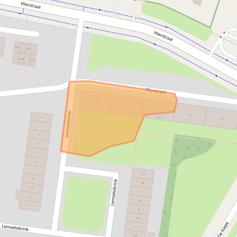 Kaart van postcodegebied 7544GT.