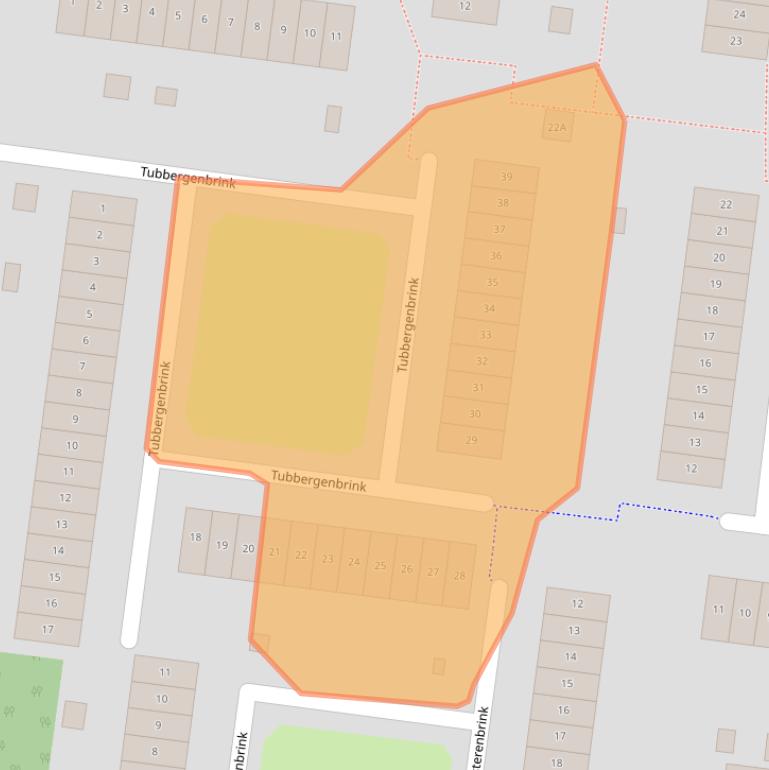 Kaart van postcodegebied 7544HB.