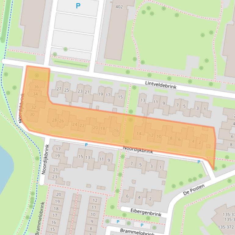 Kaart van postcodegebied 7544HP.