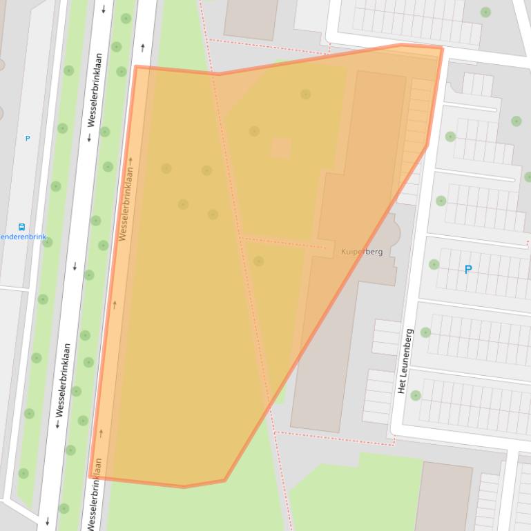 Kaart van postcodegebied 7544JH.