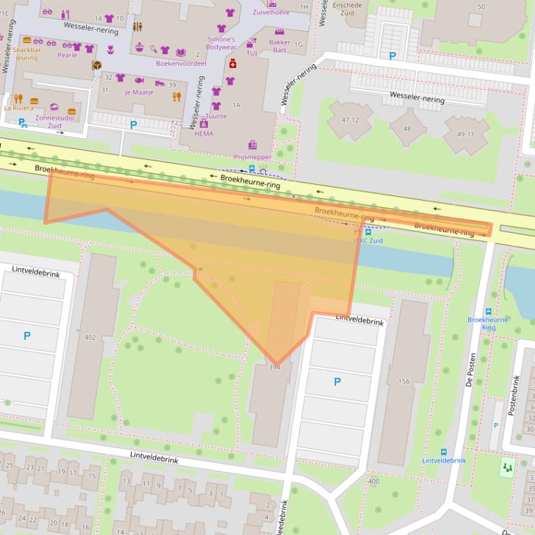 Kaart van postcodegebied 7544KH.