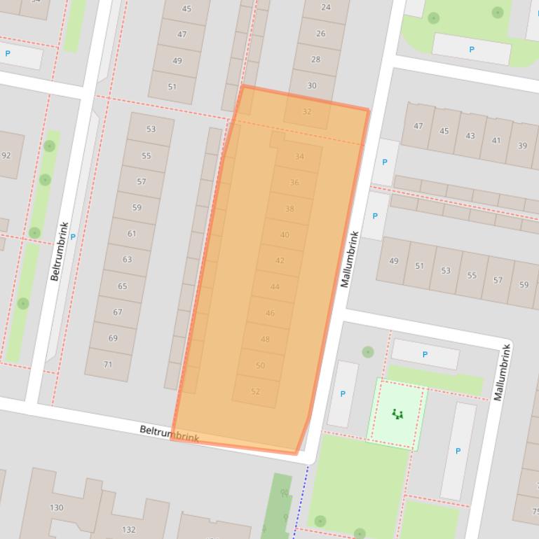 Kaart van postcodegebied 7544LJ.