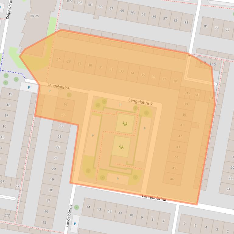 Kaart van postcodegebied 7544MC.