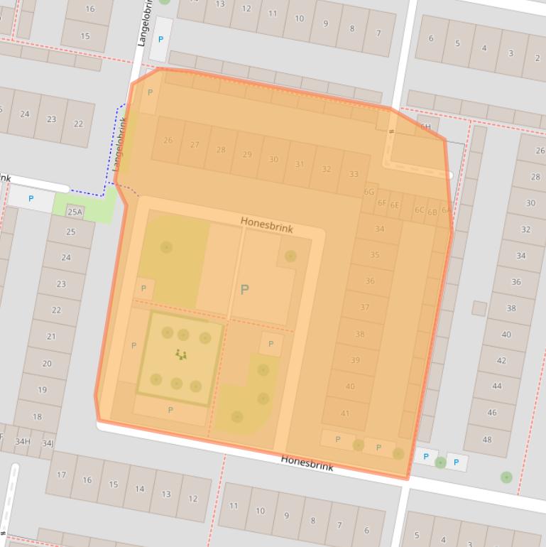 Kaart van postcodegebied 7544MP.