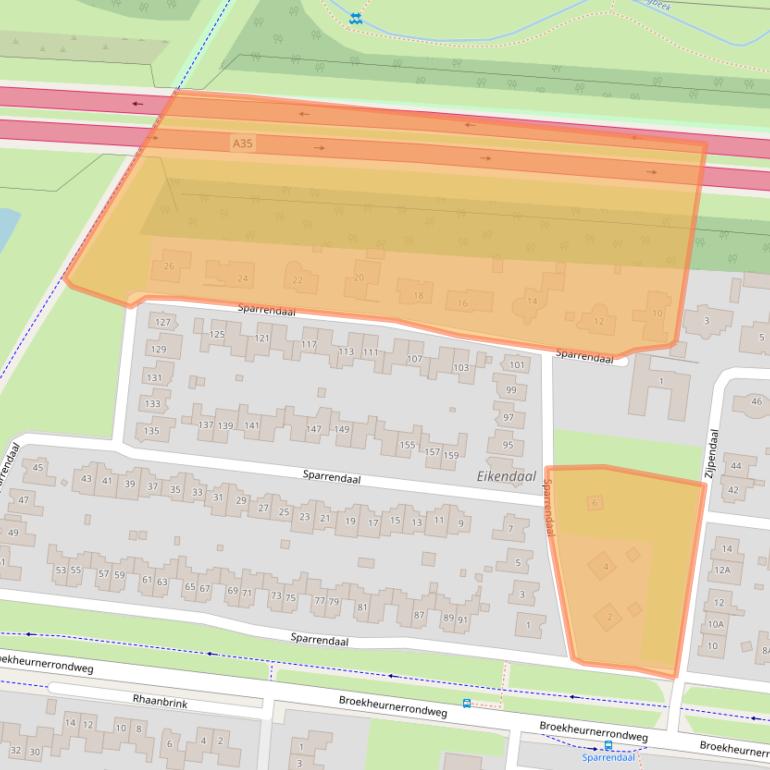 Kaart van postcodegebied 7544NM.